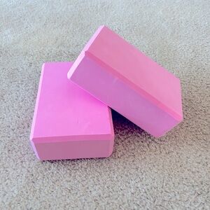 Pink Yoga Blocks